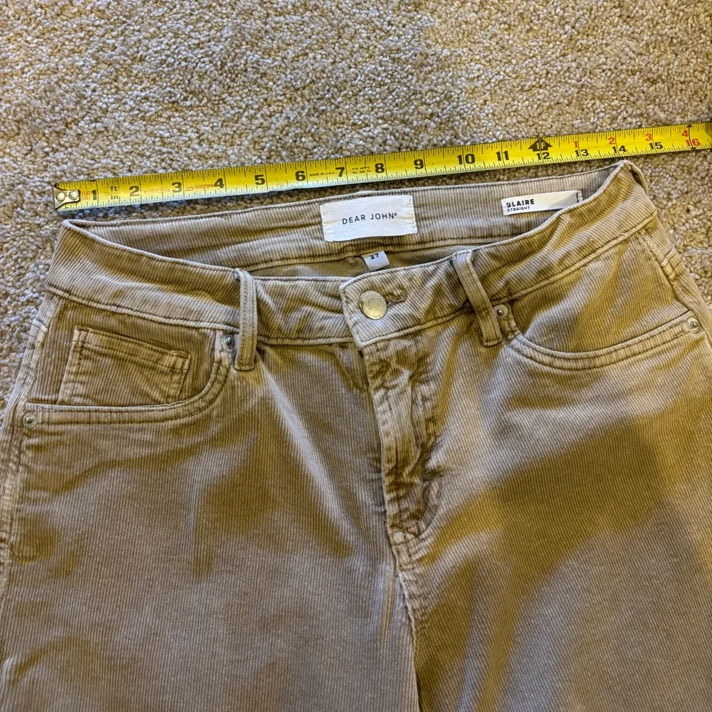 DEAR JOHN Blair Straight Leg Pant In Color-Shell - Picture 8 of 15